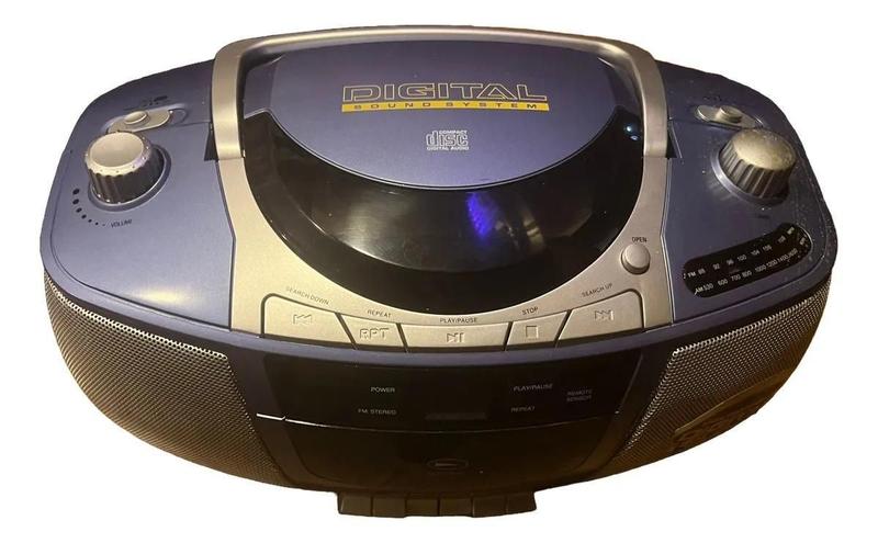 CDコンポ Rádio Powerpack Ex-368 Cd Player Portátil - Som Automotivo